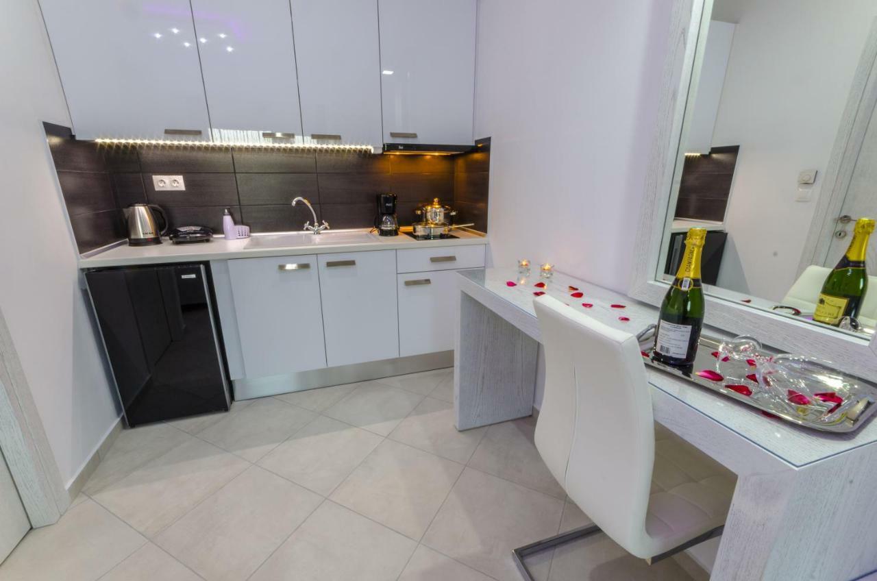 Ftelia Luxury Studio "Quattro" Megali Ammos  Dış mekan fotoğraf